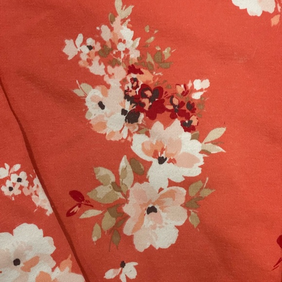 Kendra Scott Sport Orange Floral sweatshirt - Picture 3 of 3